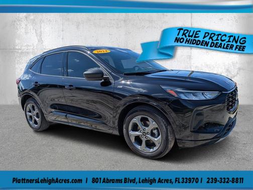 Agate Black Metallic 2024 Ford Escape ST-Line