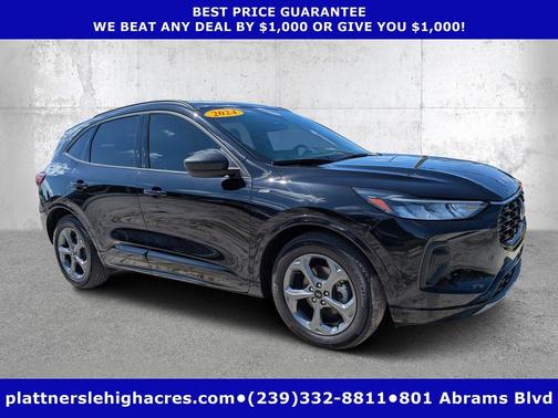 Agate Black Metallic 2024 Ford Escape ST-Line