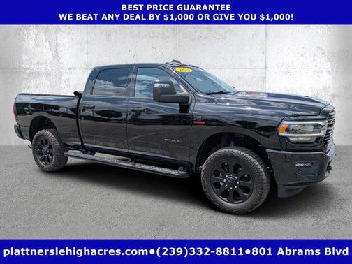 Diamond Black Crystal Pearlcoat 2023 RAM 2500 Laramie Crew Cab 4x4 6'4' Box