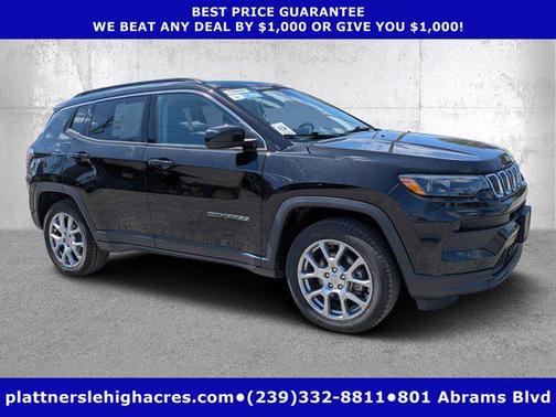 Diamond Black Crystal Pearlcoat 2022 Jeep Compass Latitude Lux