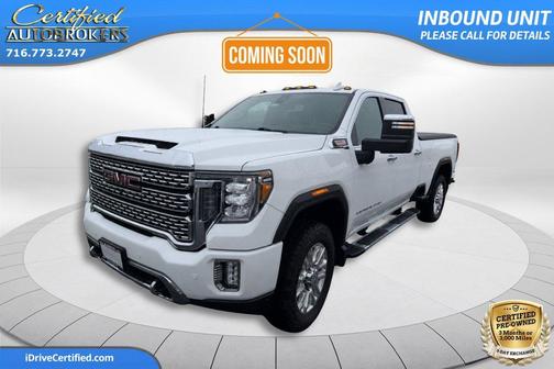 White Frost Tricoat 2021 GMC Sierra 3500 Denali