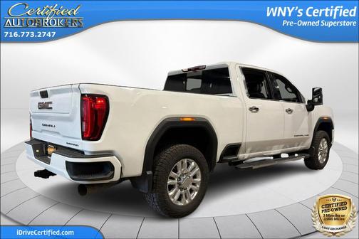 White Frost Tricoat 2021 GMC Sierra 3500 Denali
