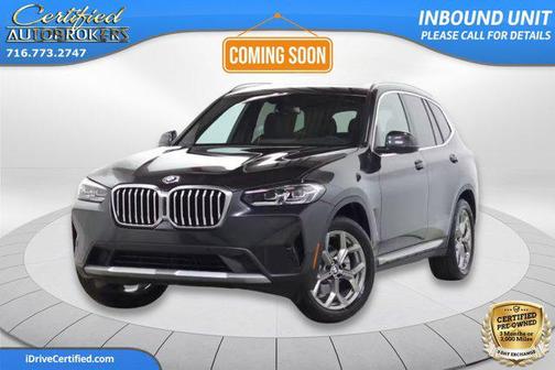 Black Sapphire Metallic 2023 BMW X3 xDrive30i