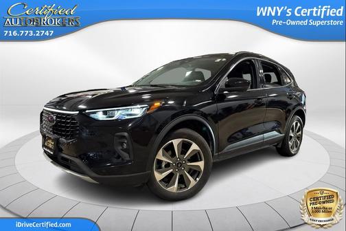 Agate Black Metallic 2024 Ford Escape Platinum