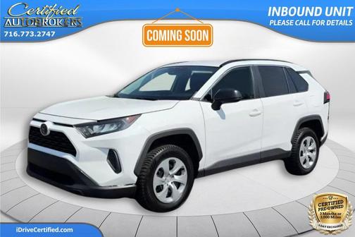Super White 2020 Toyota RAV4 LE