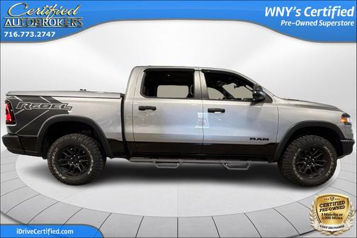 Billet Silver Metallic Clearcoat 2025 RAM 1500 Rebel