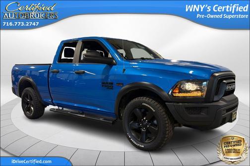 Hydro Blue Pearlcoat 2021 RAM 1500 Classic Warlock Quad Cab 4x4 6'4' Box