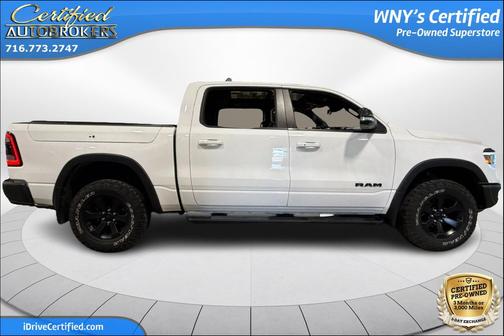 Bright White Clearcoat 2021 RAM 1500 Rebel