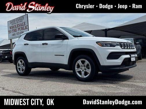 Bright White Clearcoat 2023 Jeep Compass Sport