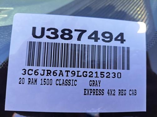 2020 RAM 1500 Tradesman