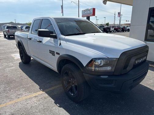 Bright White Clearcoat 2023 RAM 1500 Classic Warlock Quad Cab 4x4 6'4' Box