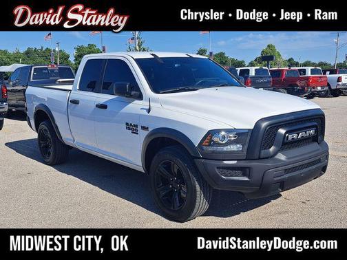 Bright White Clearcoat 2023 RAM 1500 Classic Warlock Quad Cab 4x4 6'4' Box
