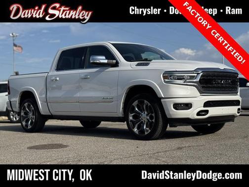 Ivory White Tri-Coat Pearlcoat 2021 RAM 1500 Limited