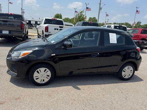 Jet Black Metallic 2024 Mitsubishi Mirage ES