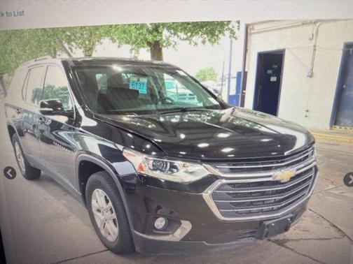 Black Metallic 2019 Chevrolet Traverse LT Cloth