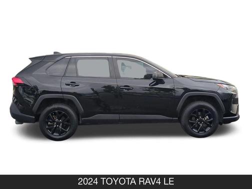 Midnight Black Metallic 2024 Toyota RAV4 LE