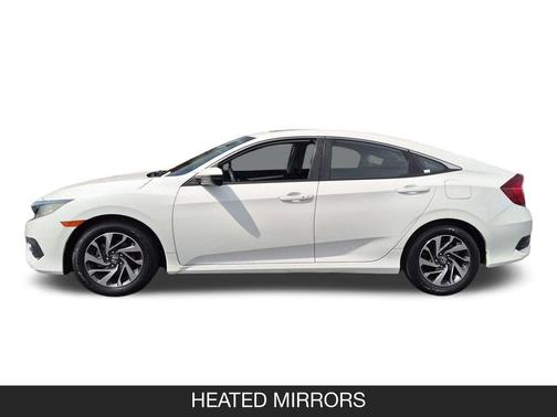 White 2016 Honda Civic EX