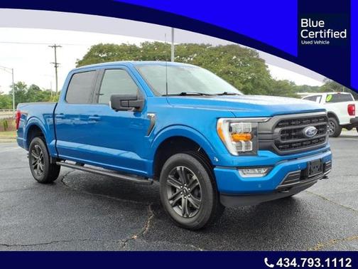 VELOCITY BLUE METALLIC 2021 Ford F-150 XLT