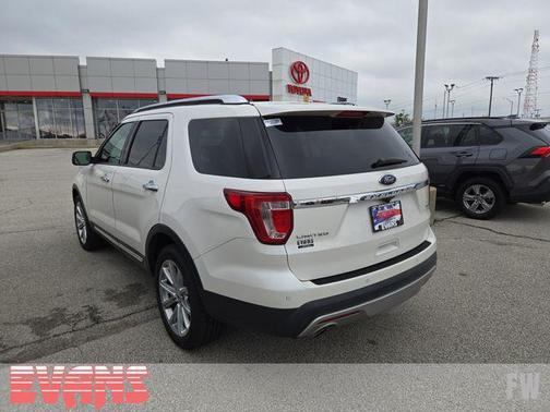 White Platinum 2017 Ford Explorer Limited