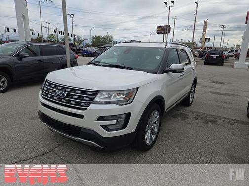 White Platinum 2017 Ford Explorer Limited