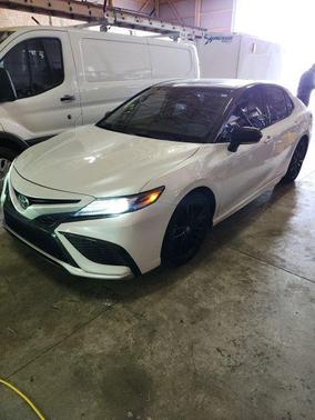 Midnight Black Metallic 2024 Toyota Camry XSE