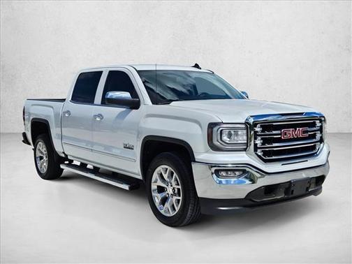White Frost Tricoat 2018 GMC Sierra 1500 SLT