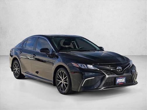 Midnight Black Metallic 2023 Toyota Camry SE