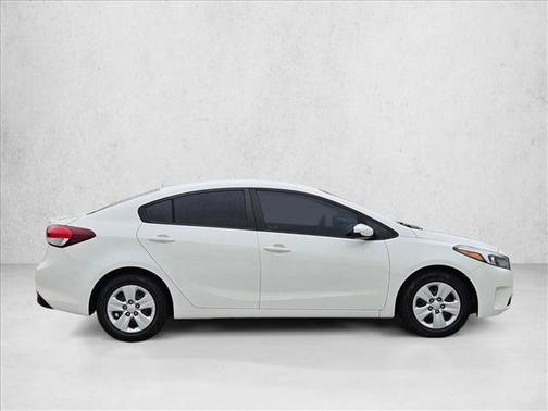 Clear White 2018 Kia Forte LX