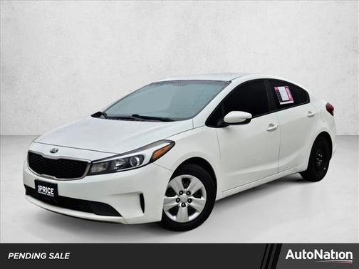 Clear White 2018 Kia Forte LX