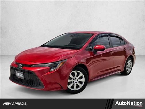 Barcelona Red Metallic 2021 Toyota Corolla LE
