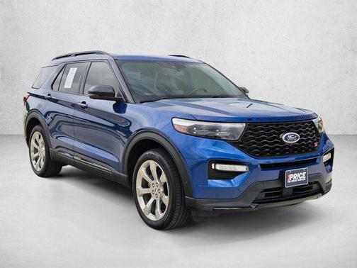 Atlas Blue Metallic 2021 Ford Explorer ST