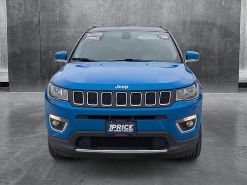 Laser Blue Pearlcoat 2018 Jeep Compass Limited