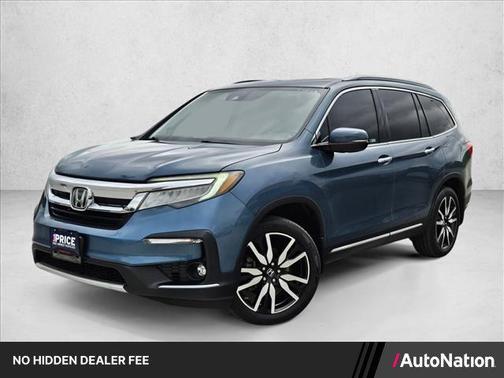 Obsidian Blue Pearl 2019 Honda Pilot Touring 8-Passenger