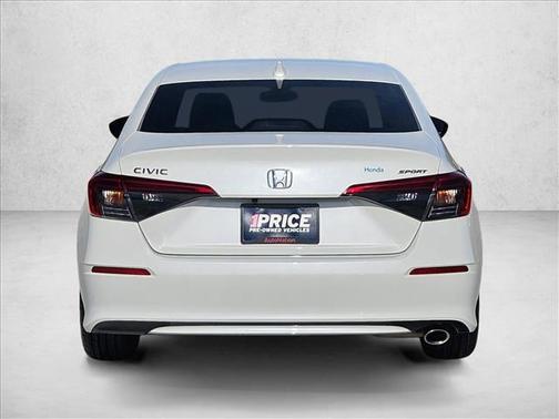 Platinum White Pearl 2024 Honda Civic Sport