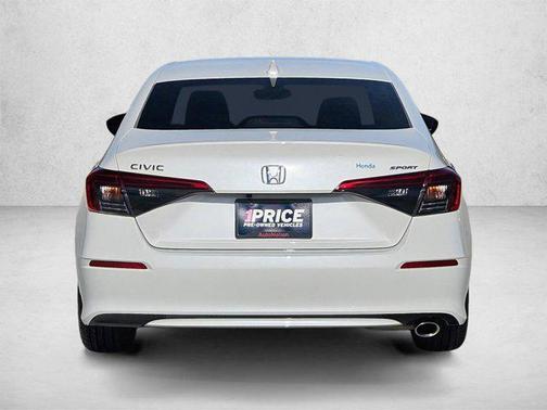 Platinum White Pearl 2024 Honda Civic Sport