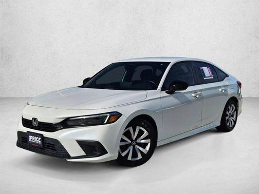 Platinum White Pearl 2024 Honda Civic Sport