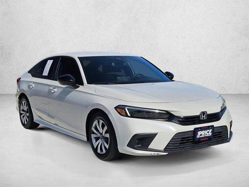 Platinum White Pearl 2024 Honda Civic Sport