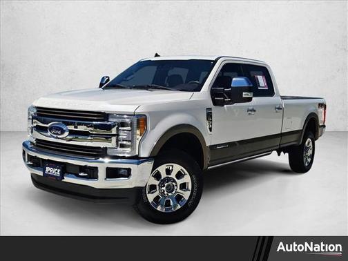 White Platinum Metallic Tri-Coat 2019 Ford F-350 King Ranch