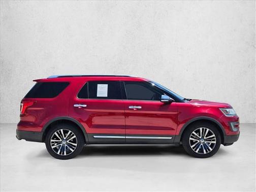 Ruby Red Metallic Tinted Clearcoat 2016 Ford Explorer Platinum