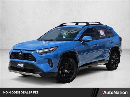Cavalry Blue 2025 Toyota RAV4 Hybrid SE