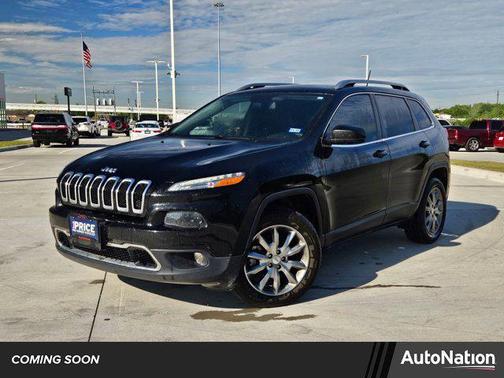 Diamond Black Crystal Pearlcoat 2018 Jeep Cherokee Limited