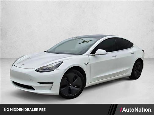 Pearl White Multi-Coat 2020 Tesla Model 3 Standard Range Plus