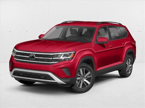 Aurora Red Metallic 2022 Volkswagen Atlas 2.0T SE w/Technology 4MOTION