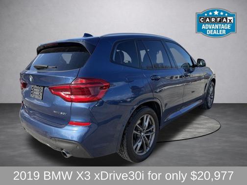 Phytonic Blue Metallic 2019 BMW X3 xDrive30i