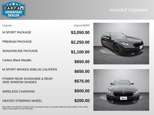 Carbon Black Metallic 2023 BMW 530 i xDrive