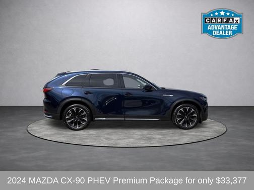 Deep Crystal Blue Mica 2024 Mazda CX-90 PHEV Premium