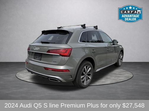 Silver 2024 Audi Q5 45 S line Premium Plus