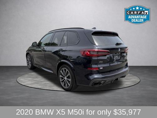 Carbon Black Metallic 2020 BMW X5 M50i