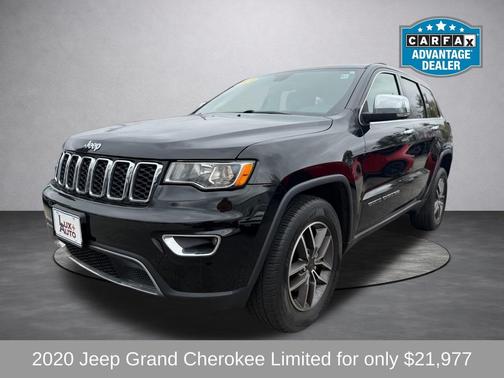 Diamond Black Crystal Pearlcoat 2020 Jeep Grand Cherokee Limited