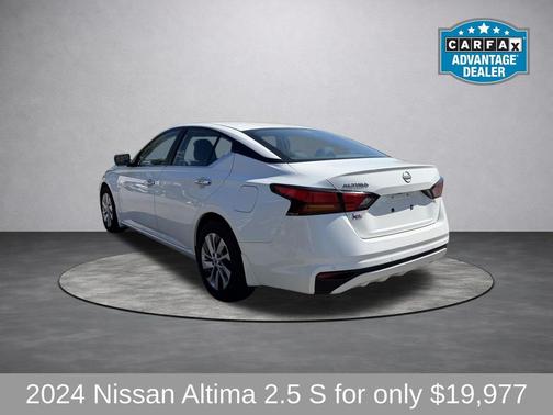 Glacier White 2024 Nissan Altima 2.5 S